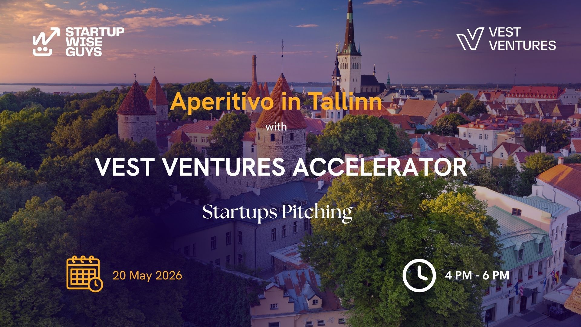Aperitivo in Tallinn - Startups Pitching