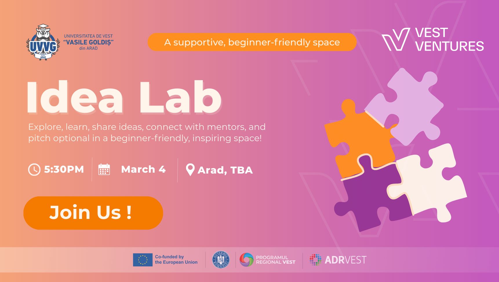 Idea Lab Pre-Acceleration Arad